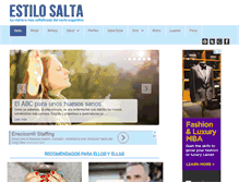 Tablet Screenshot of estilosalta.com